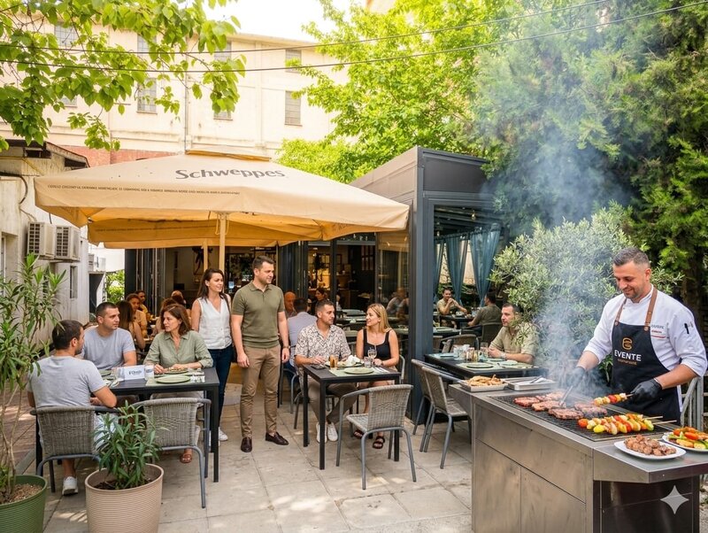 Evenimente mici de pana la 50 de persoane.
